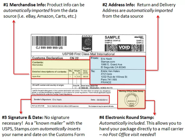 How to Fill Out a USPS Customs Form