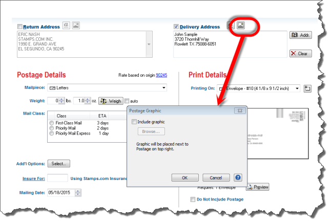 How to Add Graphics to Your Envelopes and Shipping Labels